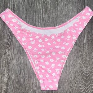 NWOT Floral Swim Bottoms